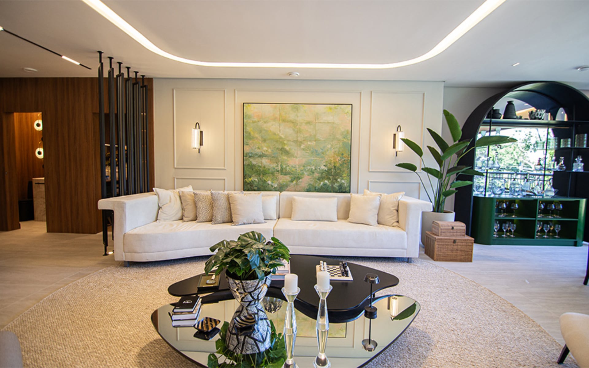 Sala de jantar decorada