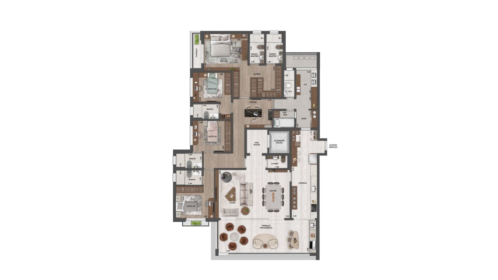 Planta Harmonie 248m2