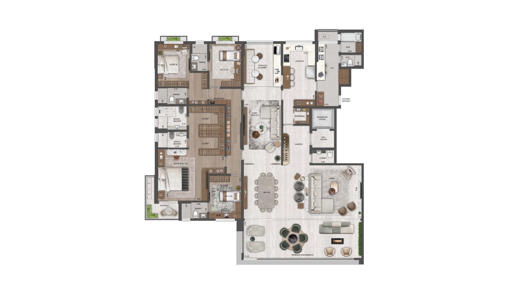 Planta Lumière 355m2